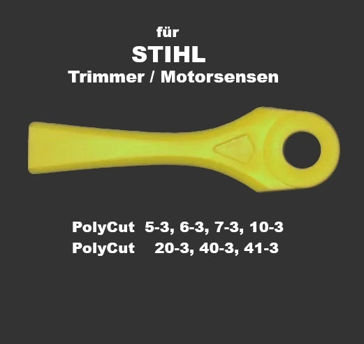 24 Stück  "RTM 120co"   Ersatzklingen für Trimmer /  Motorsensen