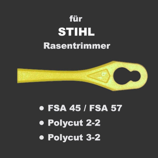 42 Stück  "RTM 72st"   Ersatzklingen für Rasentrimmer