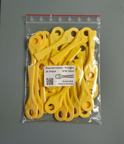 24 Stück  "RTM 120co"   Ersatzklingen für Trimmer /  Motorsensen